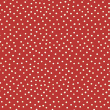 Coffee Always Collection Dots Cotton Fabric red