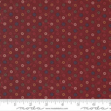 Clover Blossom Farm Collection Sunshine Dots Cotton Fabric Red