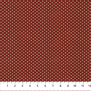 Barn Quilts Collection Ditsy Star Cotton Fabric 27320 red