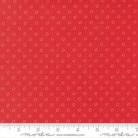 red, Bloomsberry Collection Dots Cotton Fabric 55356