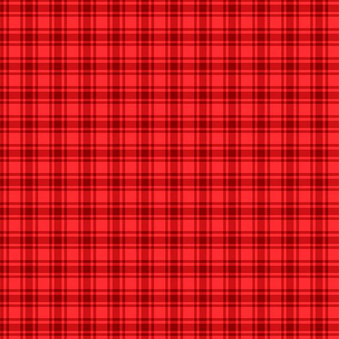 Cardinal Cozy Collection Plaid Cotton Fabric 33895 red