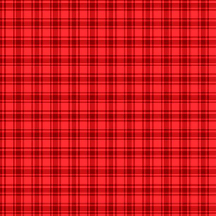 Cardinal Cozy Collection Plaid Cotton Fabric 33895 red