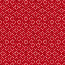 Colors of Summer Collection Diamonds Cotton Fabric 23707 red