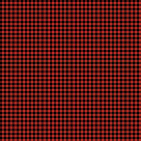 Country Cardinals Collection Gingham Cotton Fabric 20057 red