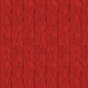 Country Cardinals Collection Wood Texture Cotton Fabric 20058 red