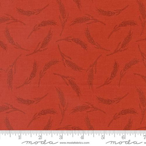 Red, Farmstead Collection Fields of Gold Cotton Fabric 20905
