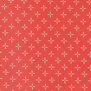 Flower Press Collection Diamond Blenders Cotton Fabric 3307 red