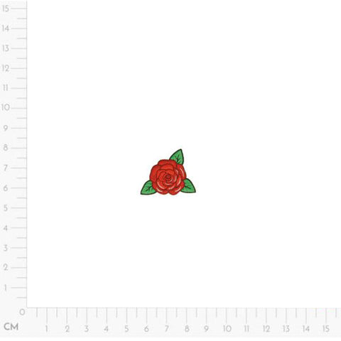 red, Rose Applique M16469