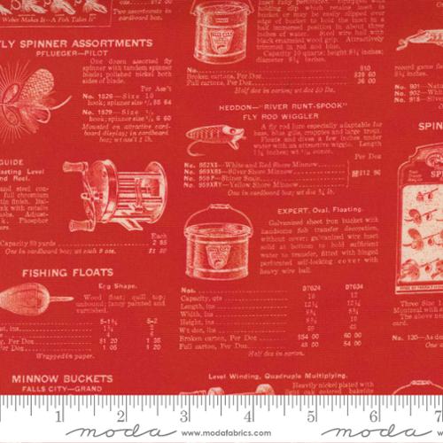 Moda Fabrics Outdoorsy Collection Fishing Tackle Cotton Fabric 7384 –  Good's Store Online