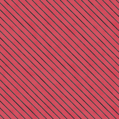 red, Scarlet Dreams Collection Diagonal  Stripes Cotton Fabric 30114
