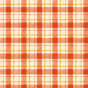 Sunflower Splendor Collection Plaid Cotton Fabric 83332 red