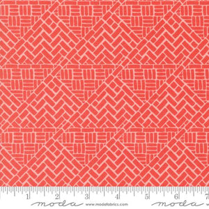 Tango Collection Mosaic Cotton Fabric 27338 red