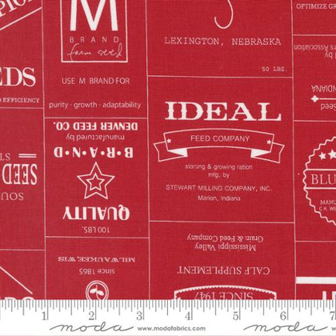 Vintage Collection Brands Cotton Fabric 55650 red