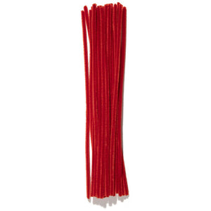 Red pipe cleaners