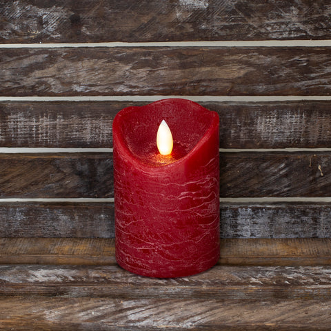 Red LED candle