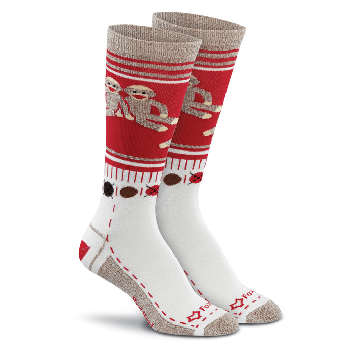 Fox River women's Monkey Friends crew socks