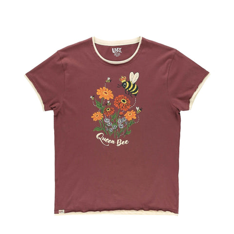 red, Women's Queen Bee Pajama Tee HTS871