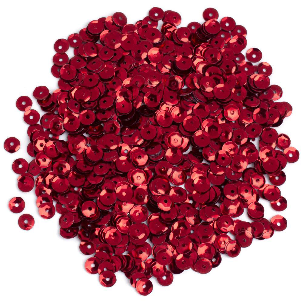 Loose Bulk Cupped Sequins for DIY Arts Crafts Projects Red White Blue  Assorted Sizes 100 Grams 8000 Pieces