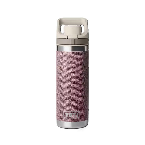 Yeti Rambler 18 oz Bottle with flip chug cap in riverhead red