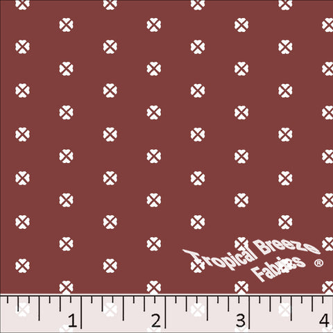 redwood, Standard Weave Poly Cotton Fabric 6301