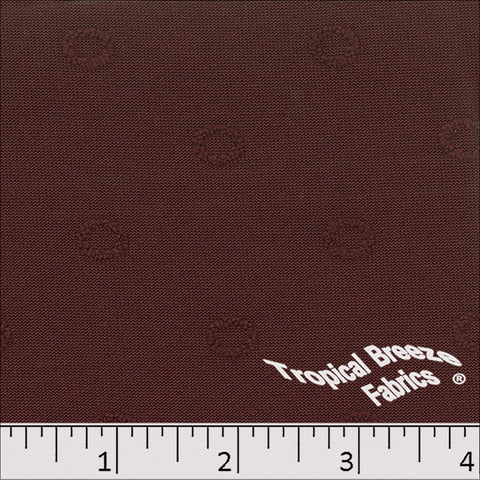 redwood, Swiss Circle Polyester Knit Fabric 323544