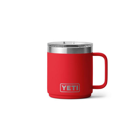 Yeti Rambler 10 oz Stackable Mug in rescue red