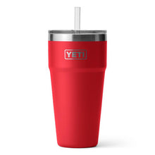 Rescue Red Yeti Rambler 26 oz straw mug