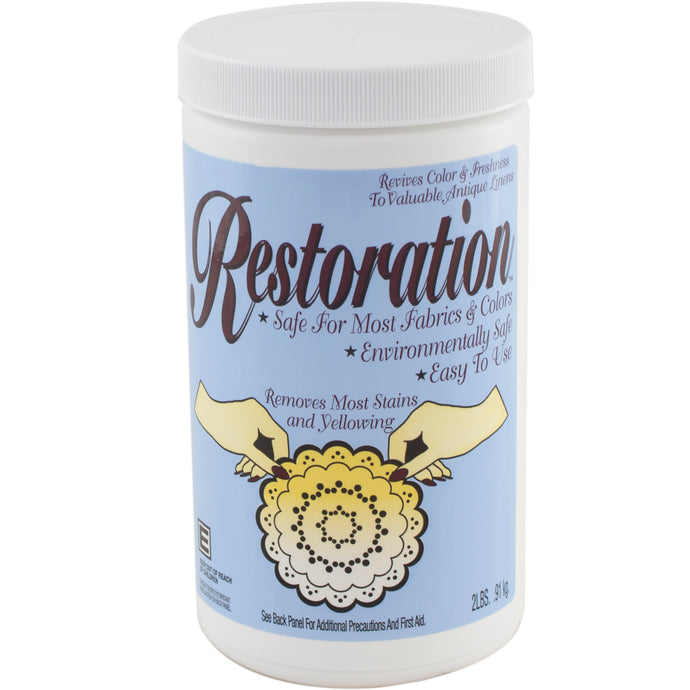 Restoration cleaner for delicate fabrics