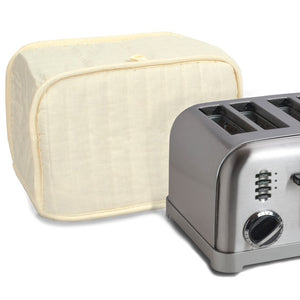natural 4 slice toaster cover