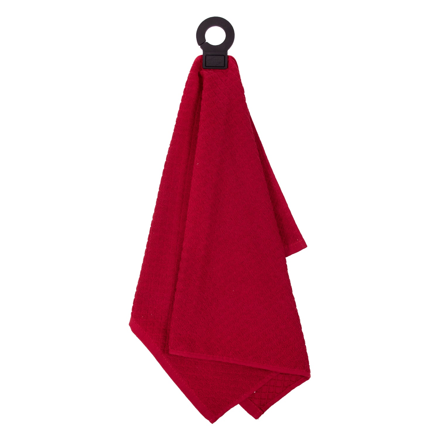 Ritz Kitchen Wears Solid Hanging Tie Towel Paprika