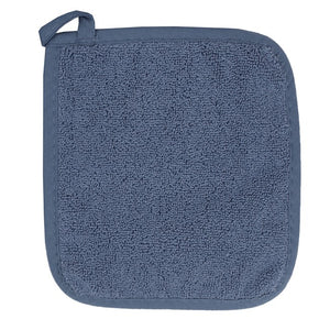 ritz coordinate solid potholder federal blue