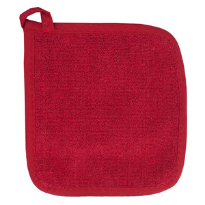 ritz coordinate solid potholder paprika