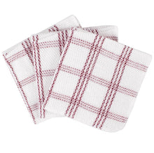 ritz soap & water dishcloth w/ scrubber ming red