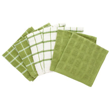 ritz cactus terry dish cloths set of 6