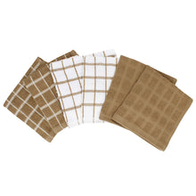 ritz mocha terry dish cloths set of 6