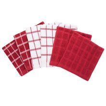 ritz paprika terry dish cloths set of 6