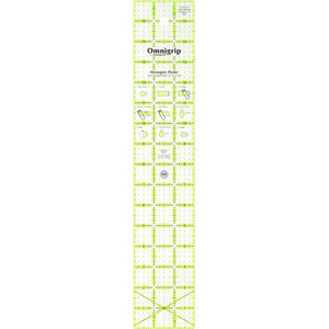 3x16 Omnigrip Non-Slip Hexagon Quilt Ruler RN-316