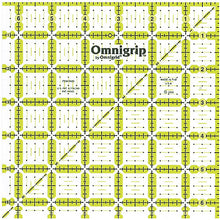 6.5-Inch Omnigrip Non-Slip Square Quilt Ruler RN-65