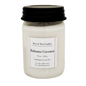 Bahama Coconut Soy Candle RN-BC