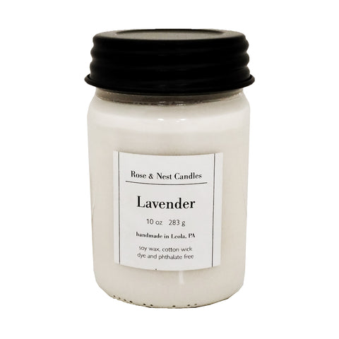 10 oz Lavender Soy Candle RN-LV-10