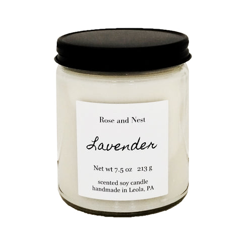 7 oz Lavender Soy Candle RN-LV-7