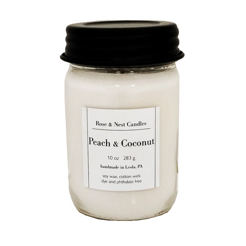 Peach & Coconut Soy Candle RN-PC