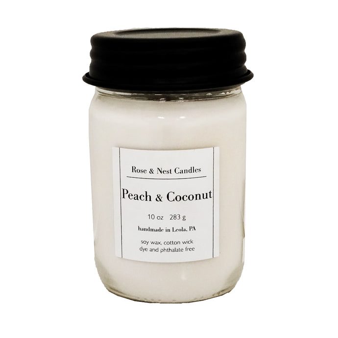 Peach & Coconut Soy Candle RN-PC