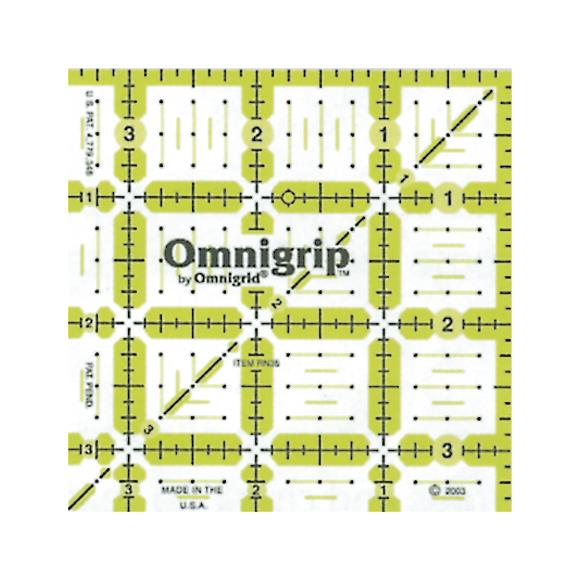 Omnigrid Omnigrip Non-Slip Square Quilt Rulers RNSee All Sizes