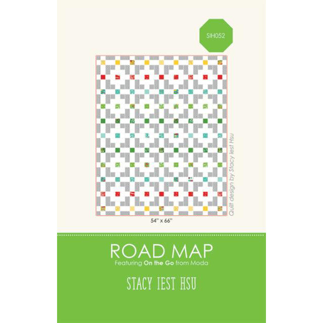 Moda Fabrics On the Go Road Map Quilt Pattern SIH052 – Good's Store Online