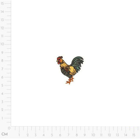 rooster, Animal Applique M16472