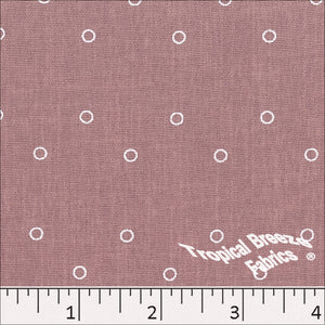 Rose, 100% Polyester Bubble Print Fabric 04542