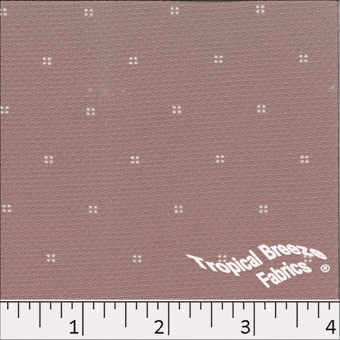Honeybee Knit Square Dot Print Polyester Fabric rose