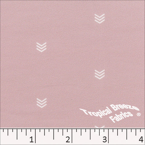 rose, Double Brushed Knit Arrow Fabric 572521