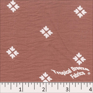 rose, Dream Crepe Paint Print Polyester Fabric 042514